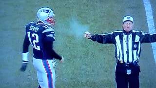 Tom brady gets pissed at refs on SNF