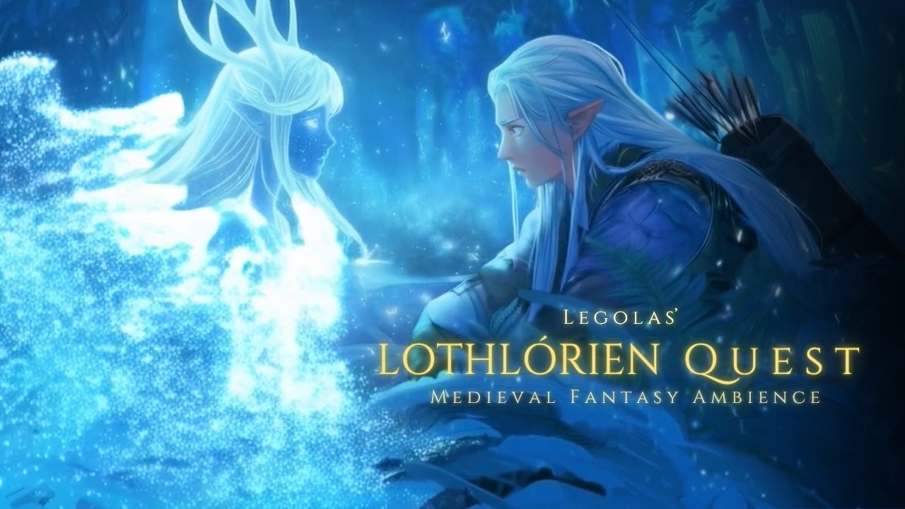 Legolas in Lothlórien || Relaxing Elven Music & LOTR Fantasy Ambience for Study 🎧