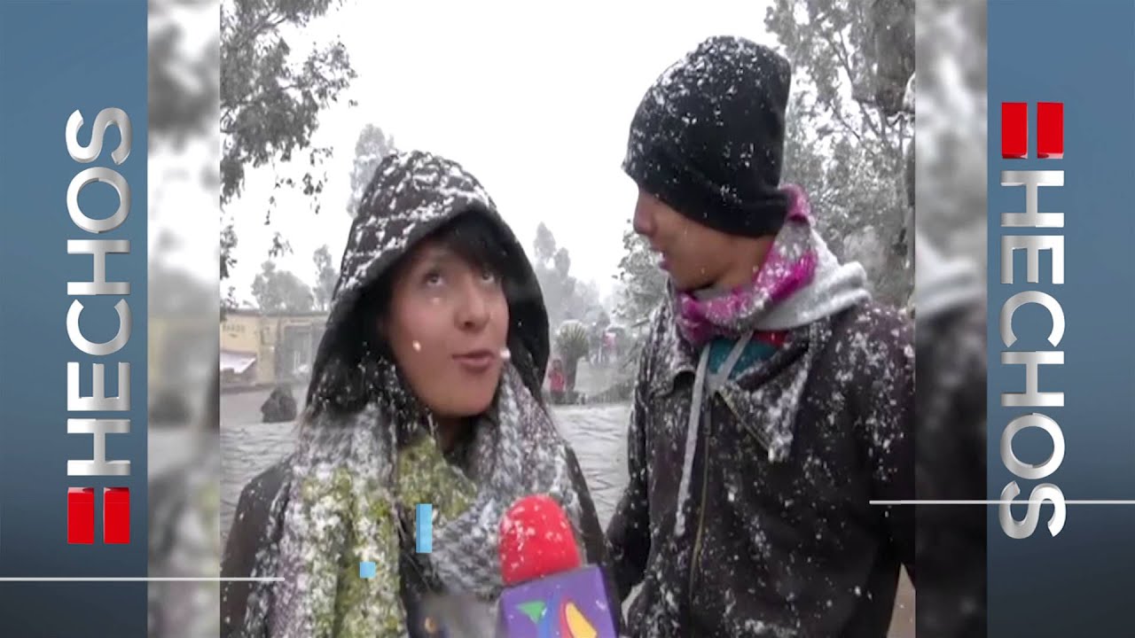 Intensa nevada en México
