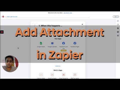 100% Working- How to add attachment (pdf) in Zapier email ? |GhugharMedia|