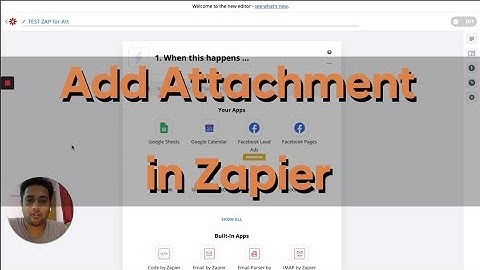100% Working- How to add attachment (pdf) in Zapier email ? |GhugharMedia|