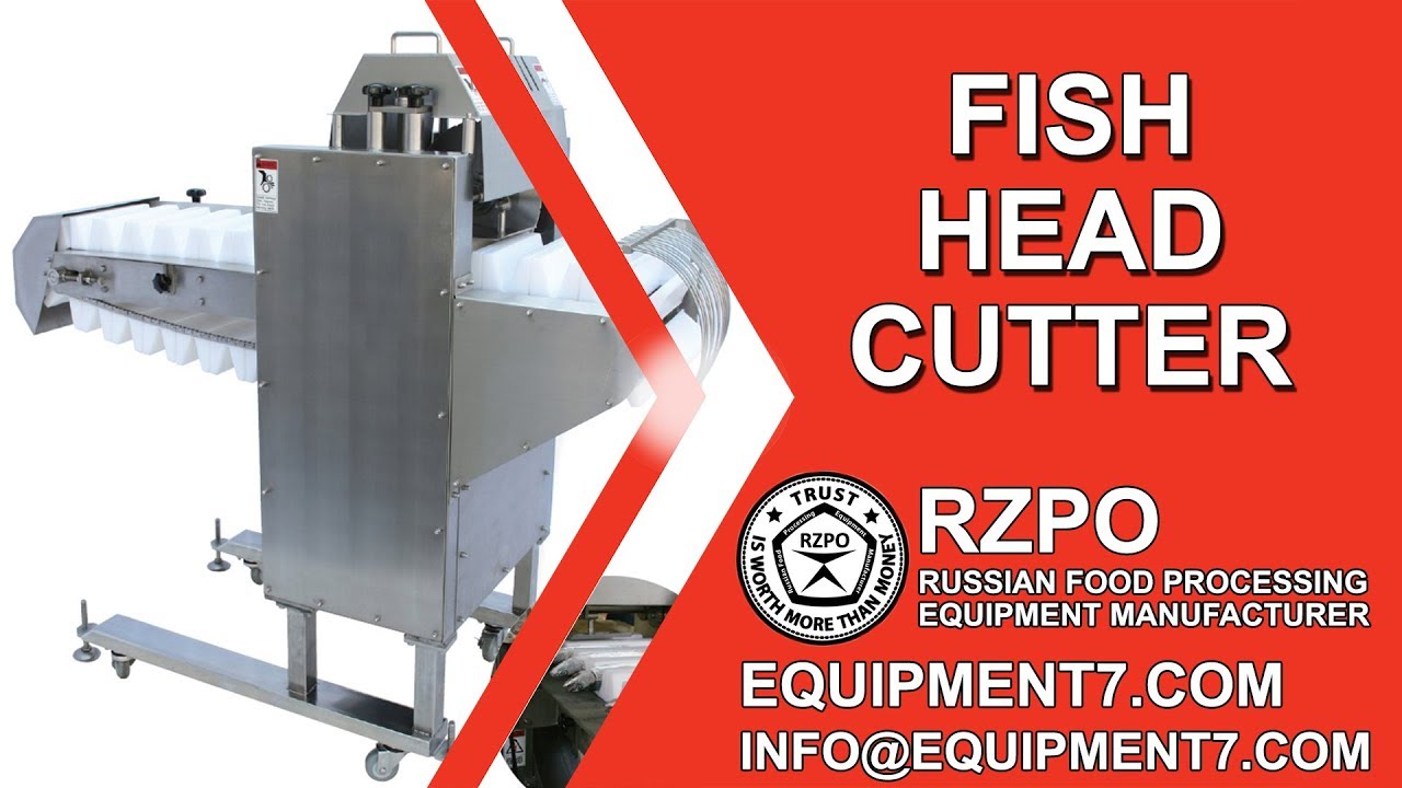 Fish Head Cutter. Deheading Machine. Heading and Gutting Machine