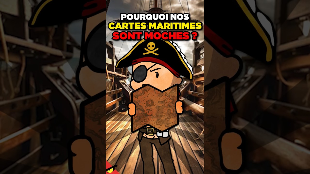 Pourquoi nos CARTES MARITIMES sont FLOUES ? 🗺️