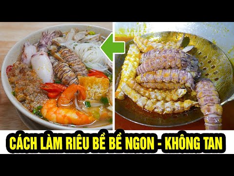 Video Cận cảnh làm Bún riêu bề bề | Hé lộ cách thức làm riêu... - youtube