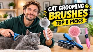 Top 8 Best Cat Grooming Brushes in 2026 | (Tested For Short & Long Hair)