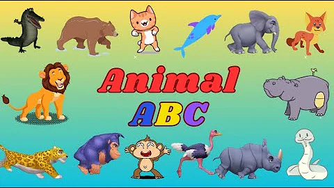 Alphabet Animals | ABC Animals Song for Kids | Kids TV
