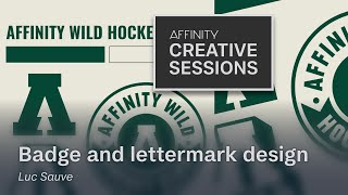 Create a lettermark and badge design in Affinity Designer with Luc Sauve by Affinity 25,233 views 1 year ago 43 minutes