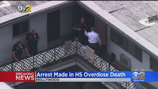 Suspect arrested in overdose death of teenage girl in Hollywood