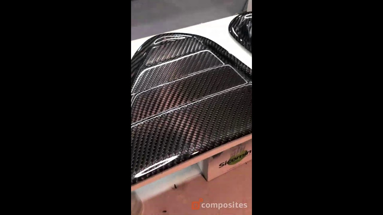 93-98 Supra JZA80 MKIV Real Dry 2x2 Carbon Fiber Gloss Rear Quarter Windows