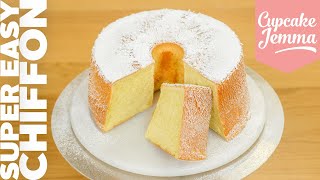 Classic Chiffon Cake Recipe - a baking must-have! | Cupcake Jemma