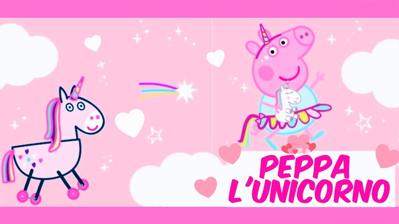 Pagliaccetto Peppa Pig Unicorno Per Bambine - Set Con Maglia, Tasca Frontale, Taglie Bambino - Foto 5