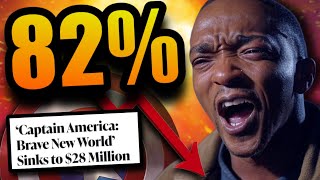 82% DROP - Captain America DEI Box Office DISASER