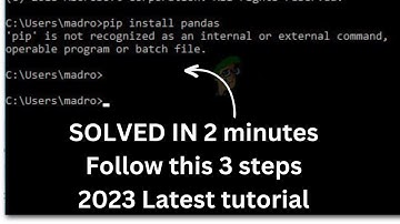 How to install pip in windows 11 in 2 minutes | 2023 Step by step guide |