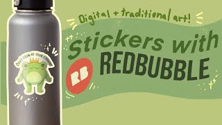 How To Make Redbubble Stickers!