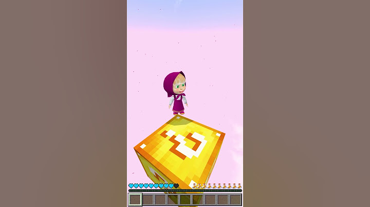 ماين كرافت لكن ديفور و ماشا في بلوكات الحظ 😨#ماين_كرافت #minecraft