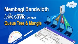 Cara Membagi Bandwidth Mikrotik dengan Queue Tree | Konfigurasi Firewall Mangle