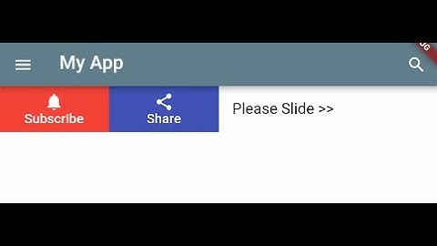 Flutter Slidable List Item