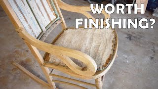 1930's Rocking Chair - Furniture Restoration screenshot 1