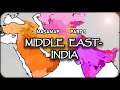 Masamans 2021 ethnoracial map of the world part 3 southcentral asia