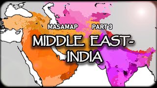 Masaman's 2021 Ethno-Racial Map of the World (Part 3: South-Central Asia)