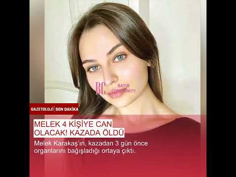 Melek 4 kişiye can olacak! Kazada öldü