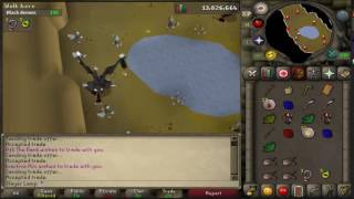 Trick for Black Demons on 1 Defence 1 Prayer for Untrim Slayer Cape