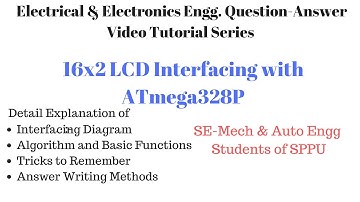 U5 #T9 | 16x2 LCD Interfacing with ATmega328P (Arduino) | EEE (2015-Course)