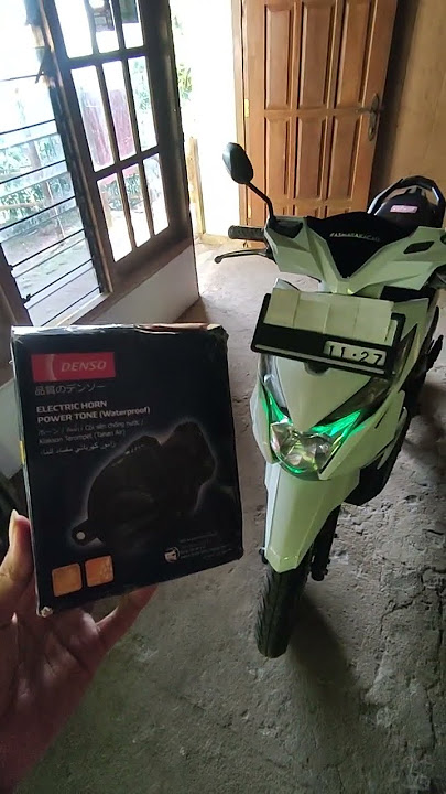 cek sound suara klakson denso waterproof di honda beat esp