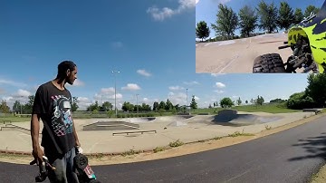 2018 0715 HPI Savage Flux Stampede 4x4  VXL Arrma Talion Dekalb 01 Skatepark