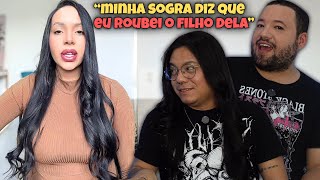 Mother-in-law bothering daughter-in-law | React