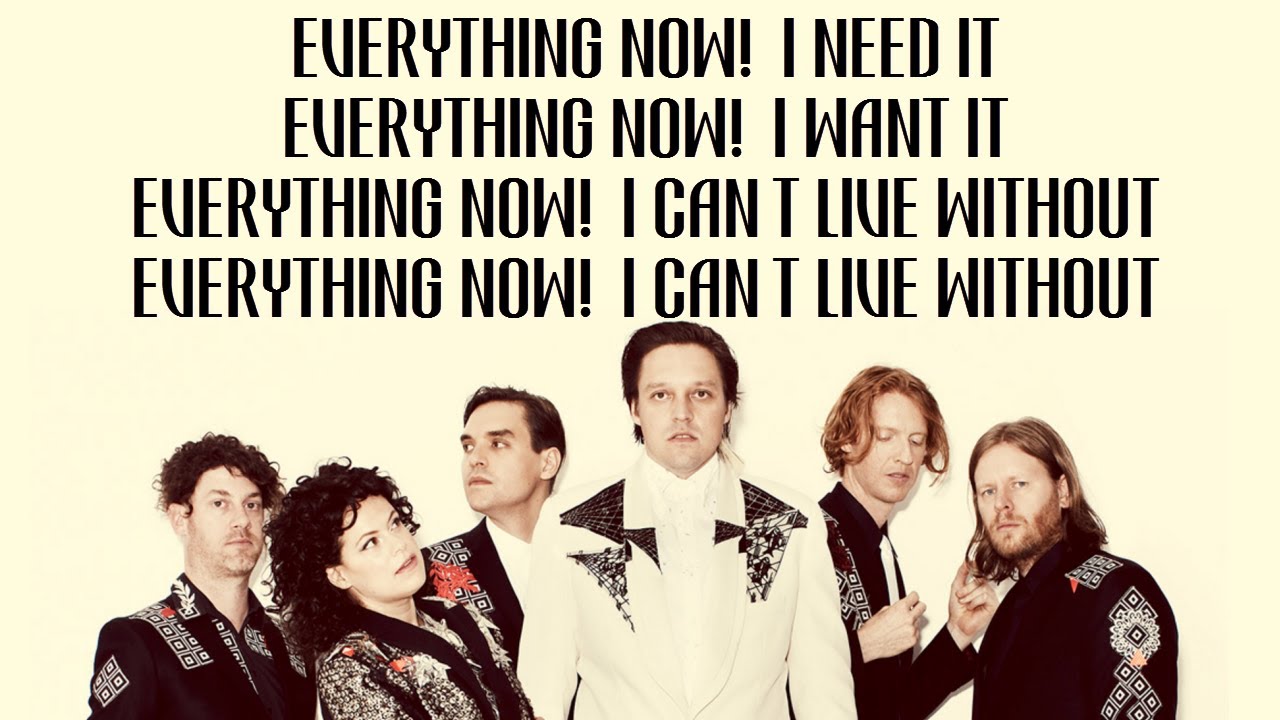 Arcade Fire - Everything Now (Official Lyrics Video) - YouTube