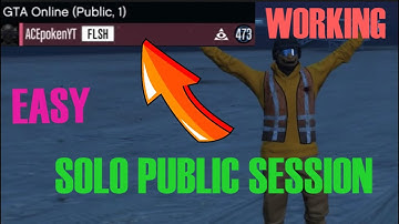 *EASY* *WORKING* SOLO PUBLIC *PS4* (GTA Online)