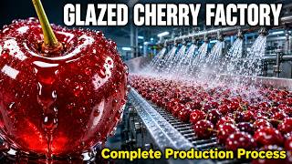 How Glazed Cherries Are Made : Amazing Food Manufacturing Process