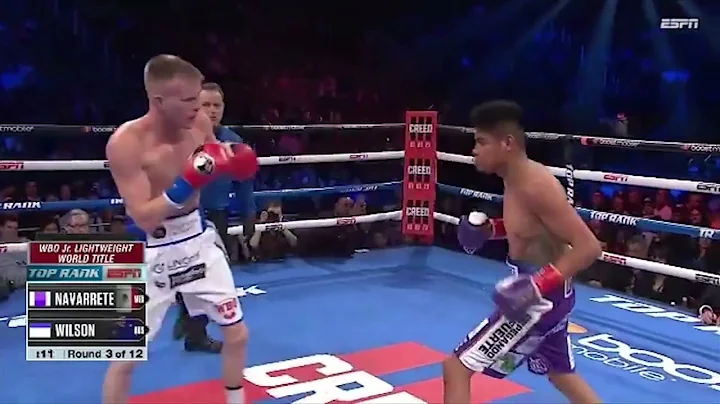 Emanuel Navarrete vs Liam Wilson Highlights 🥊💣.Dont call it a come back been here for yrs