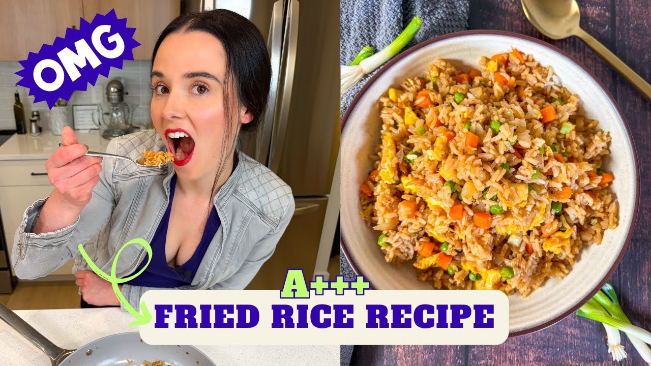 Лучший рецепт жареного риса (лучше, чем на вынос!)