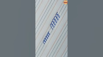 English Handwriting Practice | Basic  Stroke Of Cursive Handwriting | #trending #handwriting #shorts