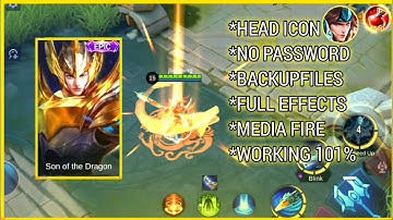 Zilong Epic Skin Script - No Password with  Logo, Frame Lobby | Mobile Legends Tutorials