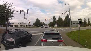 right turning lane Dumbass!!!.