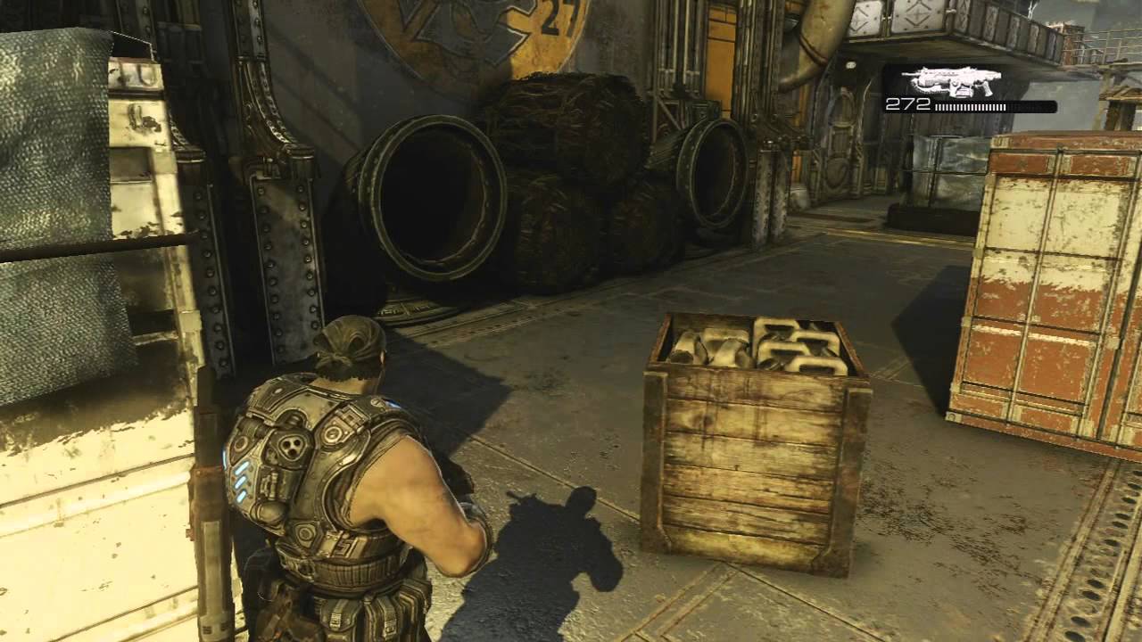 Gears of War 3: Giant Golden Chicken Easter Egg!