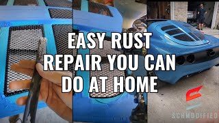 Athlete Statistics HOW TO: Fixing the RUSTY Metal Grille on my Lotus Elise