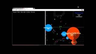 Splitrunning training (Agar.io)