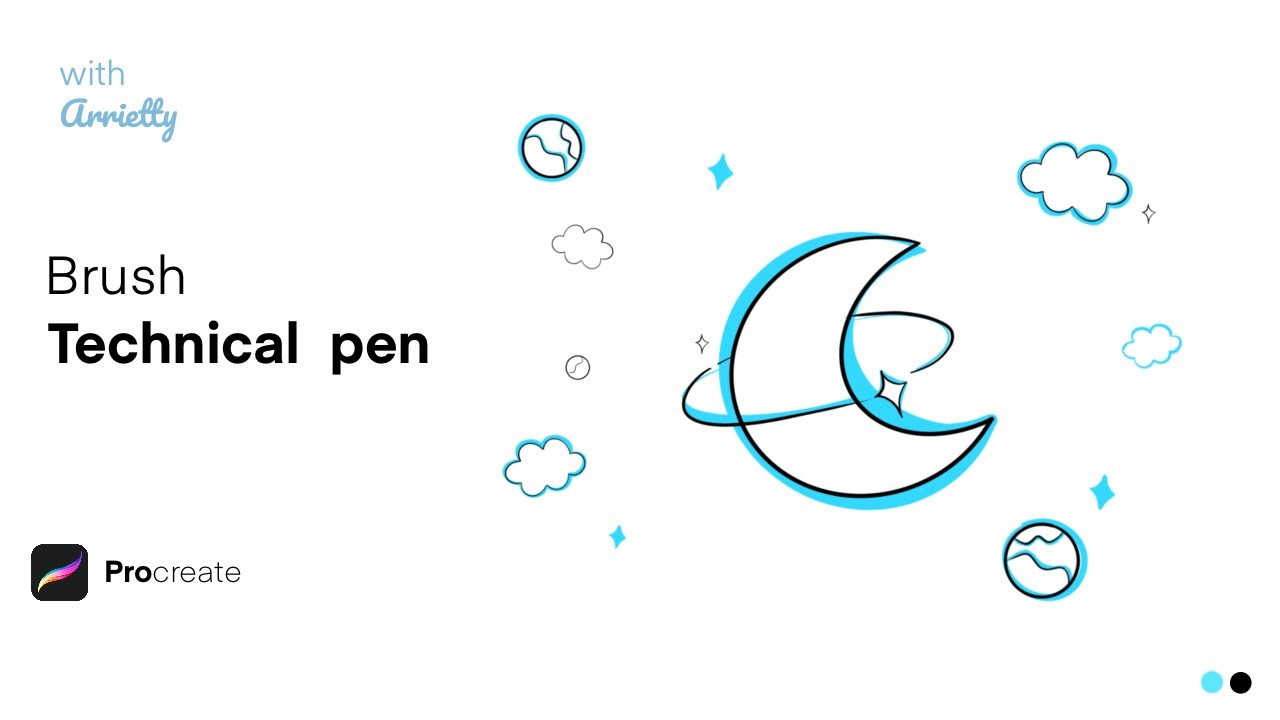 Technical  pen brush (For beginners)