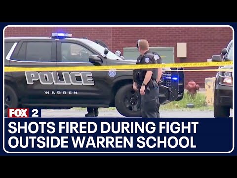 Shots fired during fight outside Warren school | FOX 2 News