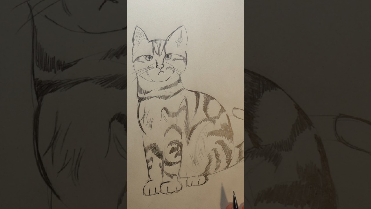 Yes, I can draw cats in realism too 