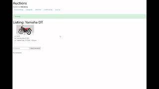 CS50’s Web Programming with Python and JavaScript;  SQL, Models and Migrations - commerce