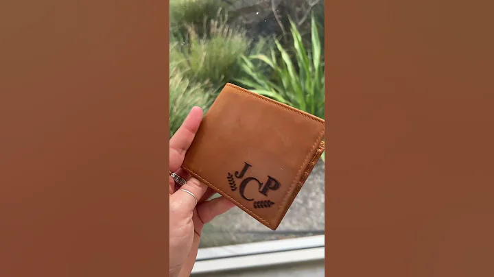 Our personalised leather wallets ship next business day! #giftsforhim #giftsformen #giftsfordad