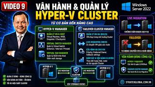 [Video 9] Hyper-V + Failover Cluster + iSCSI Target trên Windows Server 2022