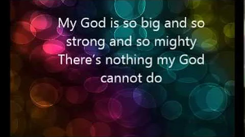 My God by Go Fish Guys Lyrics