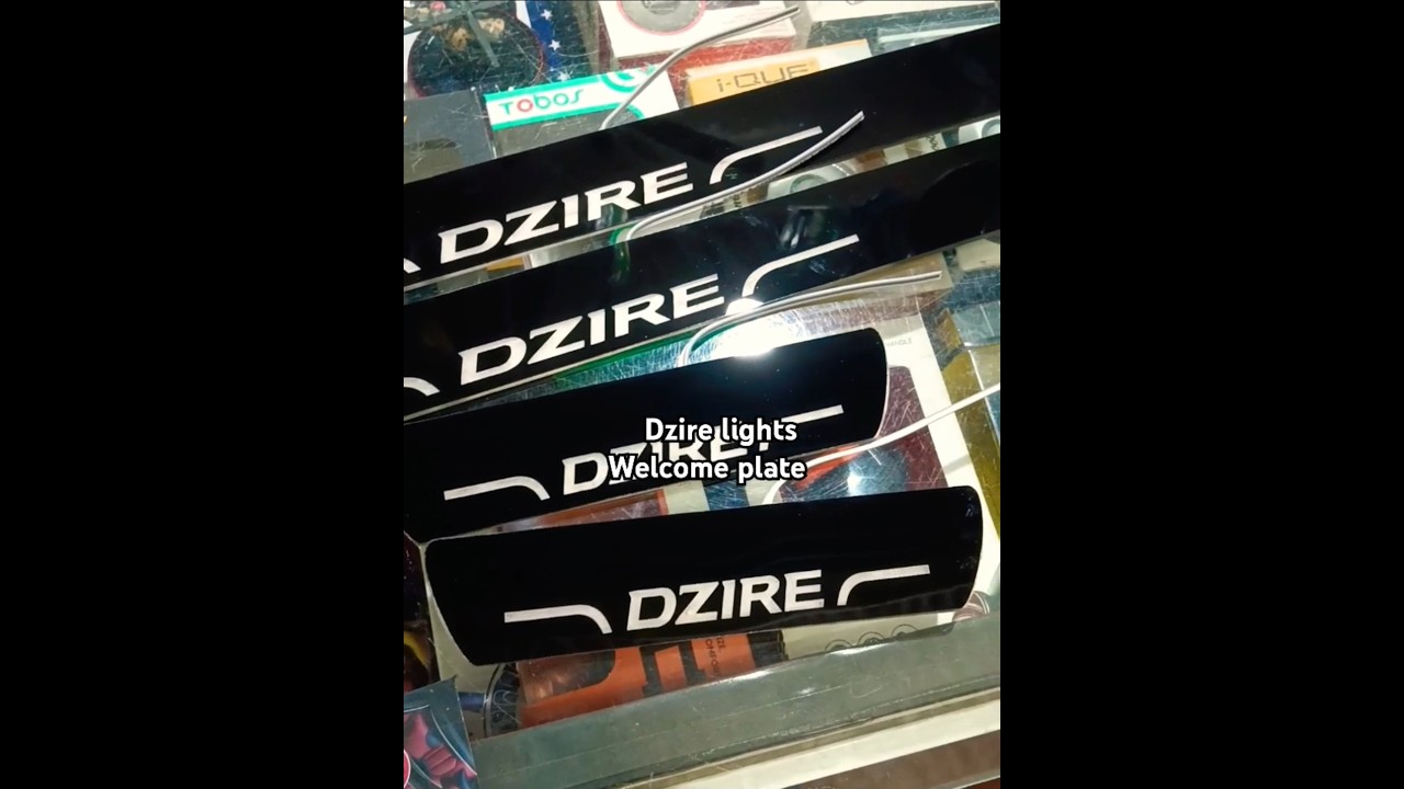 Maruti Swift dzire welcome plate light all cars available in no :9716103471  8851211637 