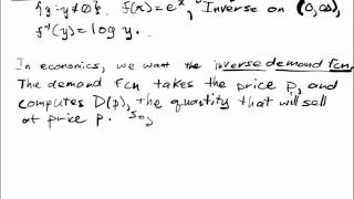 Multivariable Functions Lecture 2 Part 3: Inverse Functions